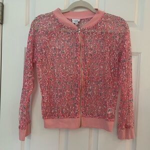 Disney Pink and White Floral Jacket